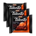Chocolate Garoto Talento Dark Caramelo Salgado 75g Kit com três unidades