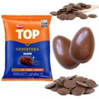 Chocolate Harald Top Gotas Blend 1,010Kg Chocolate ao Leite Profissional Confeitaria