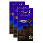 Chocolate Lindt Classic Dark 100G (3 Unidades)