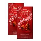 Chocolate Lindt Lindor Milk com Recheio Cremoso com 100g Kit com duas unidades