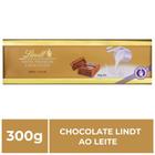 Chocolate Lindt Premium, Ao Leite, Barra de 300g