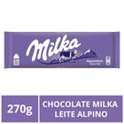 Chocolate Milka, Barra 270G, Leite Alpino