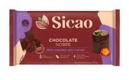 Chocolate Nobre Meio Amargo 40% Cacau Barra 2,1kg Sicao