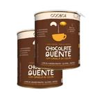 Chocolate Quente Vegano Zero Lactose Cookoa 2 latas de 60g