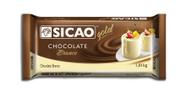 Chocolate sicao branco nobre Gold em barra 1kg