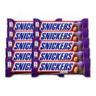 Chocolate Snickers Dark Meio Amargo Kit 10 Unidades De 42G