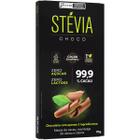 Chocolate Stévia Choco 99,9% Cacau Adoçado com Stévia Tudo Zero Leite 70g