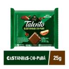 Chocolate Talento com Castanha-do-Pará GAROTO 25g