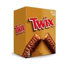 Chocolate Twix 15g C/ 30 Unidades Caramelo Macio E Biscoito