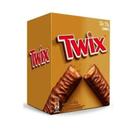 Chocolate Twix 15G Com 30 Unidades Caramelo Macio E Biscoito