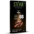 Chocolate Vegano 66% Cacau Stévia 80g