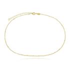 Choker Pequenos Corações Banhada A Ouro 18K