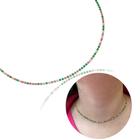 Choker Riviera Colorida Banhado a Ouro Presente