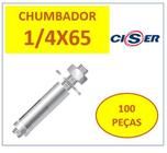 Chumbador C/Prisioneiro Cba 1/4 X 65 Ac Zincado 100 Peças