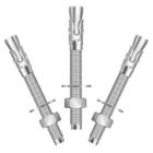 Chumbador Parabolt PBC 1/4X2.1/4 Zincado 100un Caixa