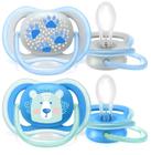 Chupeta Avent Ortodontica Ultra Air 6-18m Urso Menino Azul - Philips Avent