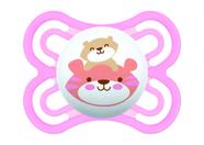 Chupeta Bebe Mam Infantil Menina 0-6 Meses Ch70212 Rosa