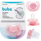 Chupeta Comfort Buba Bico Siicone Ultra Soft Com Ventilação Tam 1 Menino Menina 0 a 6 Meses