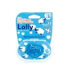 Chupeta Lolly 100% Silicone Dreams Ortodontica T2 Azul 6215