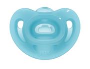 Chupeta Nuk Sensitive Soft Silicone Tamanho 2 Ort 6+ Azul