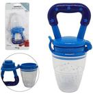 Chupeta porta fruta de silicone plástico azul - WESTERN