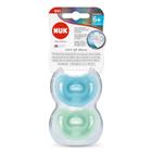 Chupeta Sensitive Silicone +6m Azul C/2 Nuk