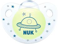 Chupeta Silicone Ortodôntico NUK Baby Care - Night & Day Boy Azul de 0 a 6 Meses