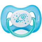 Chupeta - Silicone Ultra Soft - 0-6m - Comfort - Foguete Azul - Buba - Buba Toys