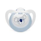 Chupeta Star Silicone Azul 0-6m - Nuk