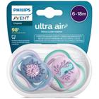 Chupeta Ultra Air 6-18M Lílas Fundo do Mar Philips Avent