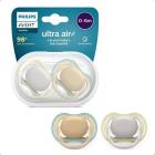 Chupeta ultra air dupla deco 0-6m scf085/15 avent philips