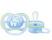 Chupeta ultra air - elefante - 0-6 meses scf086/01 - avent