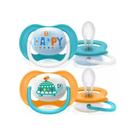 Chupeta Ultra Air Happy 6-18m Tartaruga C/2 Philips Avent