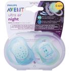Chupeta Ultra Air Night Azul C/2 - 0-6 meses - Philips Avent