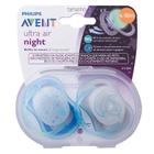 Chupeta Ultra Air Night Azul C/2 6-18 meses - Philips Avent