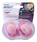 Chupeta Ultra Air Night Rosa C/2  6-18 meses - Philips Avent