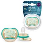 Chupeta Ultra Air Night Time Brilha no Escuro 0-6 Meses Menino Menina Philips Avent