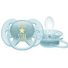 Chupeta Ultra Soft Avent Philips Little Star silicone 6-18m