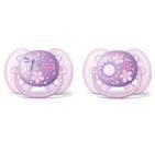 Chupeta ultra soft decorada dupla - 6 a 18 meses - 2 unidades scf227/22 - avent