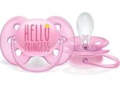 Chupeta ultra soft decorada princess 6-18 meses scf529/01 - avent