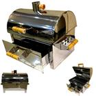 Churrasqueira a Bafo Inox Com Gaveta Grelha Pequena Pro Grill Lançamento!