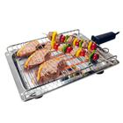 Churrasqueira Elétrica Portátil 1650W Grelha Bandeja Resistência Removível Cotherm Malibu Grill