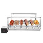 Churrasqueira Gira Grill Artinox Grill Robust com 6 Espetos, 2 andares e 1 Motor Bivolt do Lado Esquerdo