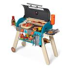 Churrasqueira Melissa & Doug Wooden Deluxe, Smoker e Pi