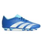 Chuteira Adidas Campo Predator Accuracy 4 FxG Azul e Branco - Masculina