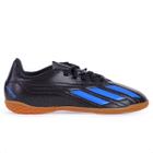 Chuteira Adidas Futsal Deportivo II JR Preto e Azul - Infantil