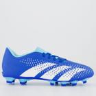 Chuteira Adidas Predator Accuracy 23.4 FxG Campo Azul