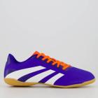 Chuteira Adidas Predator Artilheira 24.5 Futsal Azul e Branca