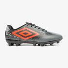 Chuteira Campo Umbro Cosmic Masculina - Grafite e Coral