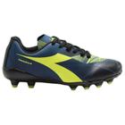 Chuteira Diadora Squadra II Campo Infantil - Azul e Preto